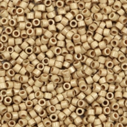 Abalorios Miyuki Delica's 11/0 Duracoat galvanized matte champagne DB-1834f