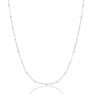 Cadena Acero Inox con bola Plateado