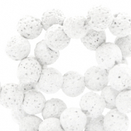 Piedras naturales 8mm Lava Blanca mate