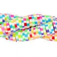 Abalorios Katsuki 4mm Mix arco&iacute;ris-blanco