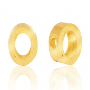 Abalorios Acero Inox letra O Dorado