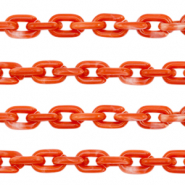 Cadena acrílico 15mm Rojo