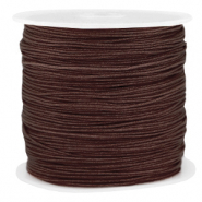 Hilo macramé 0.8mm Marrón chocolate