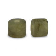 Piedras naturales Cuarzo disco 3x2mm Verde musgo