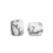 Piedras naturales Magnesita disco 2x2mm Marm&oacute;l blanco