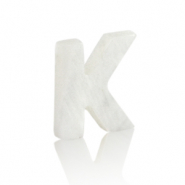 Colgantes conchas especial letra K Blanco (color natural)