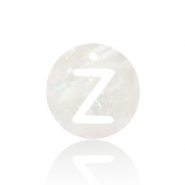 Colgantes conchas especial letra Z Blanco (color natural)