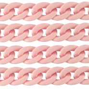 Cadena acr&iacute;lico 29mm mate Rosa claro