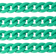 Cadena acr&iacute;lico 22mm mate Verde caba&ntilde;a