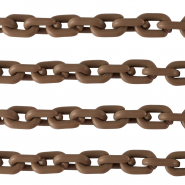 Cadena acr&iacute;lico 15mm mate Marr&oacute;n sabana