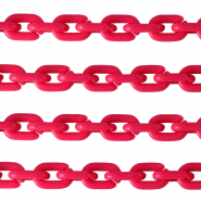 Cadena acr&iacute;lico 15mm mate Rosa magenta