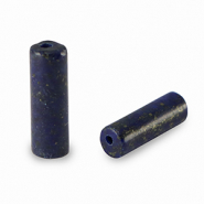 Piedras naturales Lapislázuli tubo Azul oscuro