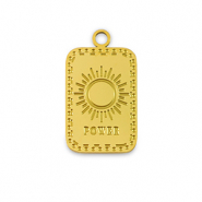 Colgantes Acero Inox La Luna 'Power' Dorado