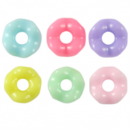 Abalorios con look acrílico onda Multicolor pastel