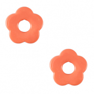 Colgantes acrílicos flor Rosa terracota