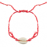 Pulseras Trendy kauri Rojo-rosa