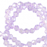 Abalorios faceteados bicono 6mm Púrpura Victoriano