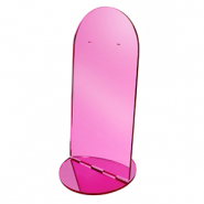 Plexx expositor de Joyería para pendientes Rosa magenta