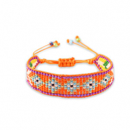 Pulseras Trendy Naranja-azul claro