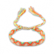 Pulseras Trendy Naranja-azul claro