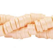 Abalorios Katsuki 6mm Rosa melocot&oacute;n-revestimiento pearl shine