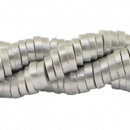 Abalorios Katsuki 4mm Plateado-revestimiento pearl shine