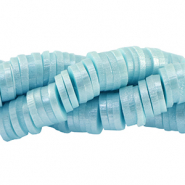 Abalorios Katsuki 4mm Azul &aacute;rtico-revestimiento pearl shine