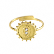 Anillos Acero Inox Dorado