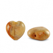 Piedras naturales &Aacute;gata coraz&oacute;n Multicolor gris marr&oacute;n