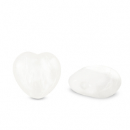 Piedras naturales Cuarzo Lechoso coraz&oacute;n Cristal blanco