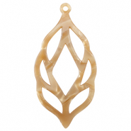 Colgantes de resina Marrón arena