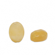 Piedras Naturales abalorios Cuarzo &oacute;valo Naranja &aacute;mbar multicolor