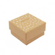 Cajitas de joyería (regalo) "for you" Marrón claro