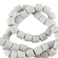 Abalorios de polímeros 6mm Gris claro