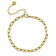 Pulseras Acero Inox Dorado