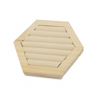 Expositor de joyería para anillos Natural-beige