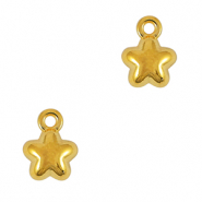 Colgantes met&aacute;licos DQ Dorado (sin n&iacute;quel)