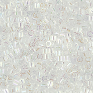 Abalorios Miyuki Delica's 15/0 Crystal AB DBS0055