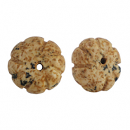 Piedras Naturales abalorios Cuarcita flor Marr&oacute;n