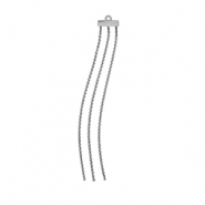 Colgantes Acero Inox Plateado