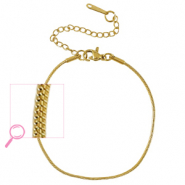 Pulseras Acero Inox Dorado