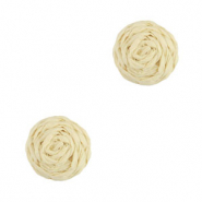 Colgantes Rafia 12mm Beige