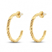 Pendientes Acero Inox criolla Dorado