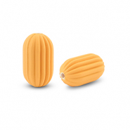 Abalorios acr&iacute;licos &oacute;valo Naranja