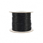Hilo macram&eacute; trenzado 1mm Negra