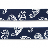 Bandana Azul oscuro-blanco