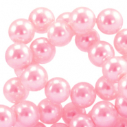 Perlas de cristal 8 mm Top Quality Rosa claro