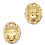 BY31&reg; Colgante Acero inox n&uacute;meros angelicales 333 / support Dorado