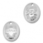 BY31&reg; Colgante Acero inox n&uacute;meros angelicales 333 / support Plateado