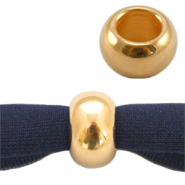 Abalorios metálicos DQ 9mm Dorado (sin níquel)